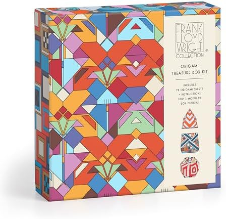 Galison Frank Lloyd Wright – Origami Kit Featuring Famous Geometric Design Prints with 78 Sheet... | Amazon (US)