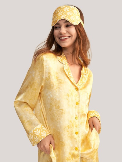 Exquisite Lily Print Eye Mask | LILYSILK