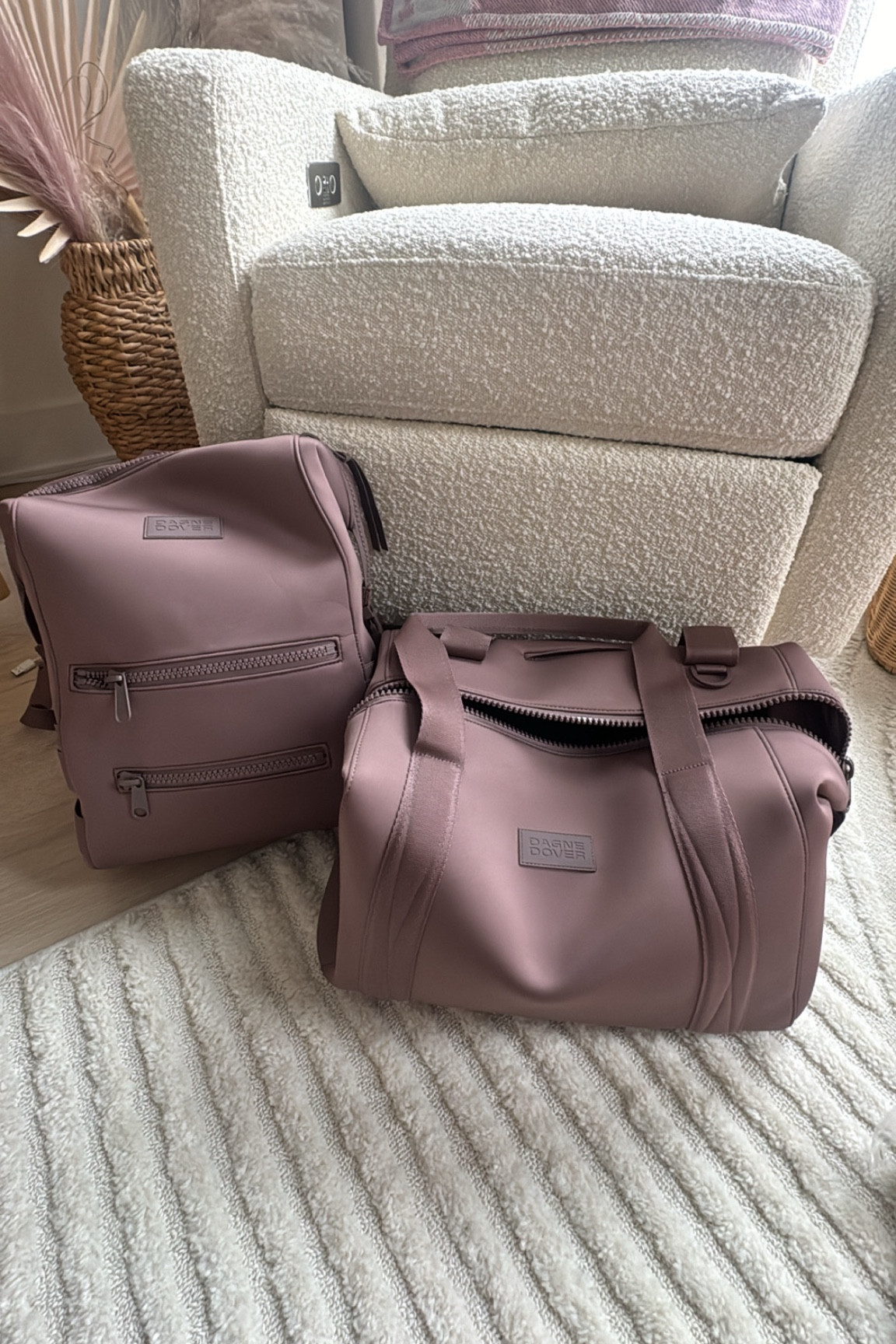 The new muted mauve diaper and hospital bags are 🔥 

#LTKBaby #LTKItBag #LTKTravel