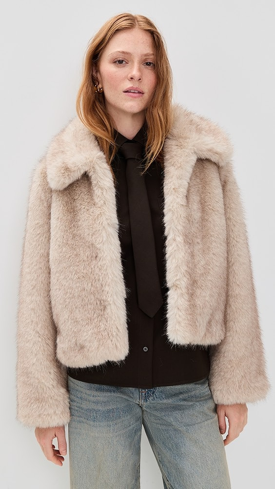 Faux Fur Cropped Jacket | Shopbop