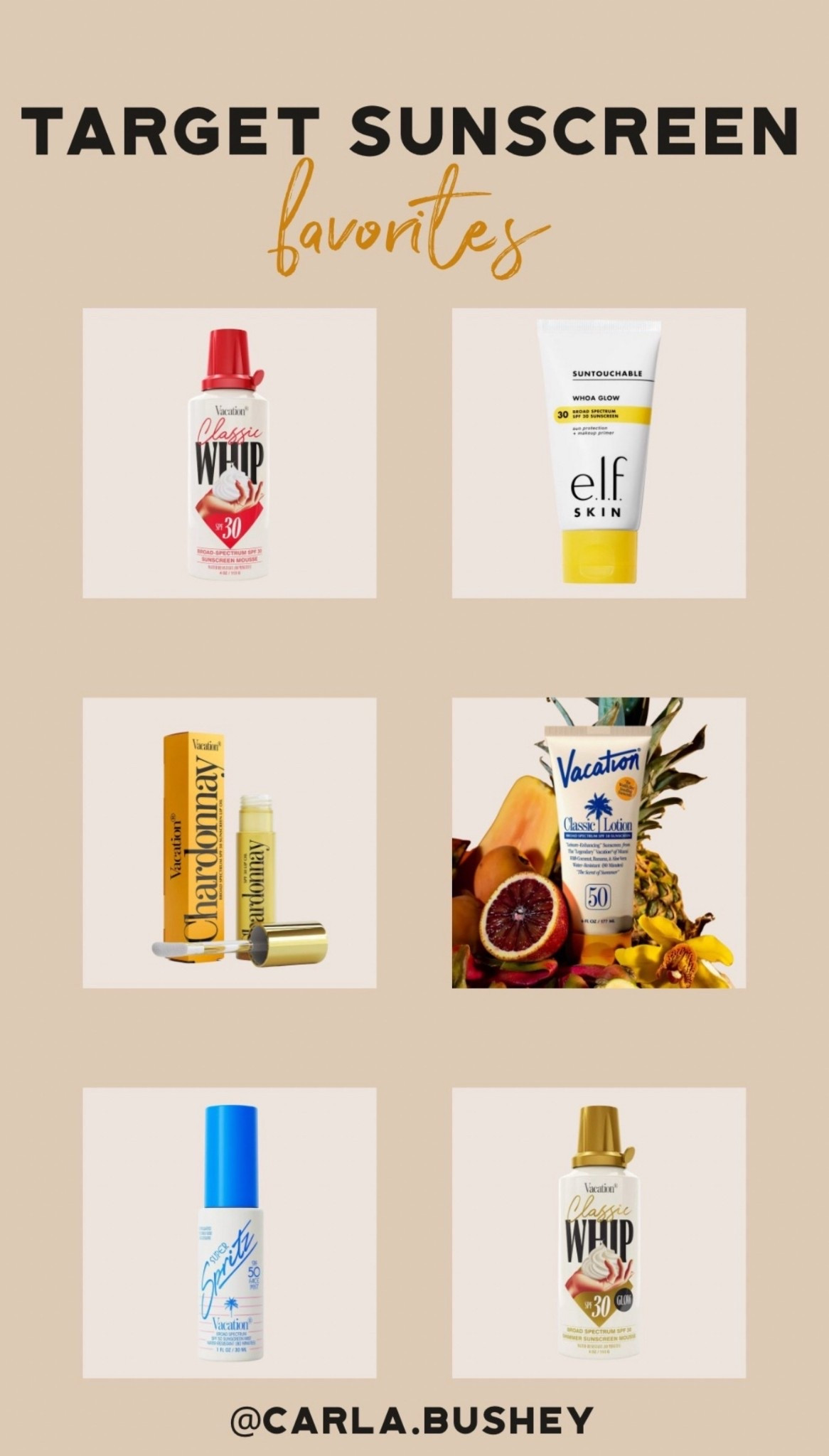 BUY ONE GET ONE 30% off at TARGET! 
It’s sunscreen season, here are some favs that are trending and will protect you from the sun this Summer! 



#LTKBeauty #LTKSaleAlert #LTKSeasonal