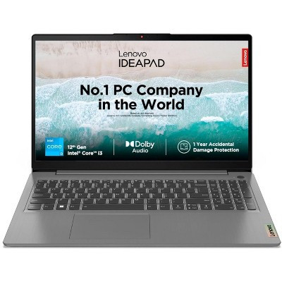 Lenovo IdeaPad Slim 3 15IRH8 15.6" FHD IPS Notebook, Intel Core i7,16GB RAM, 512GB SSD, Windows 11 Home, Arctic Grey (83EM00H6IN-W11H) | Target
