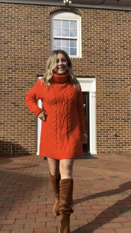 A cozy little sweater dress for the holiday season or just for a cozy winter outfit idea

#LTKHoliday #LTKSeasonal #LTKfindsunder50