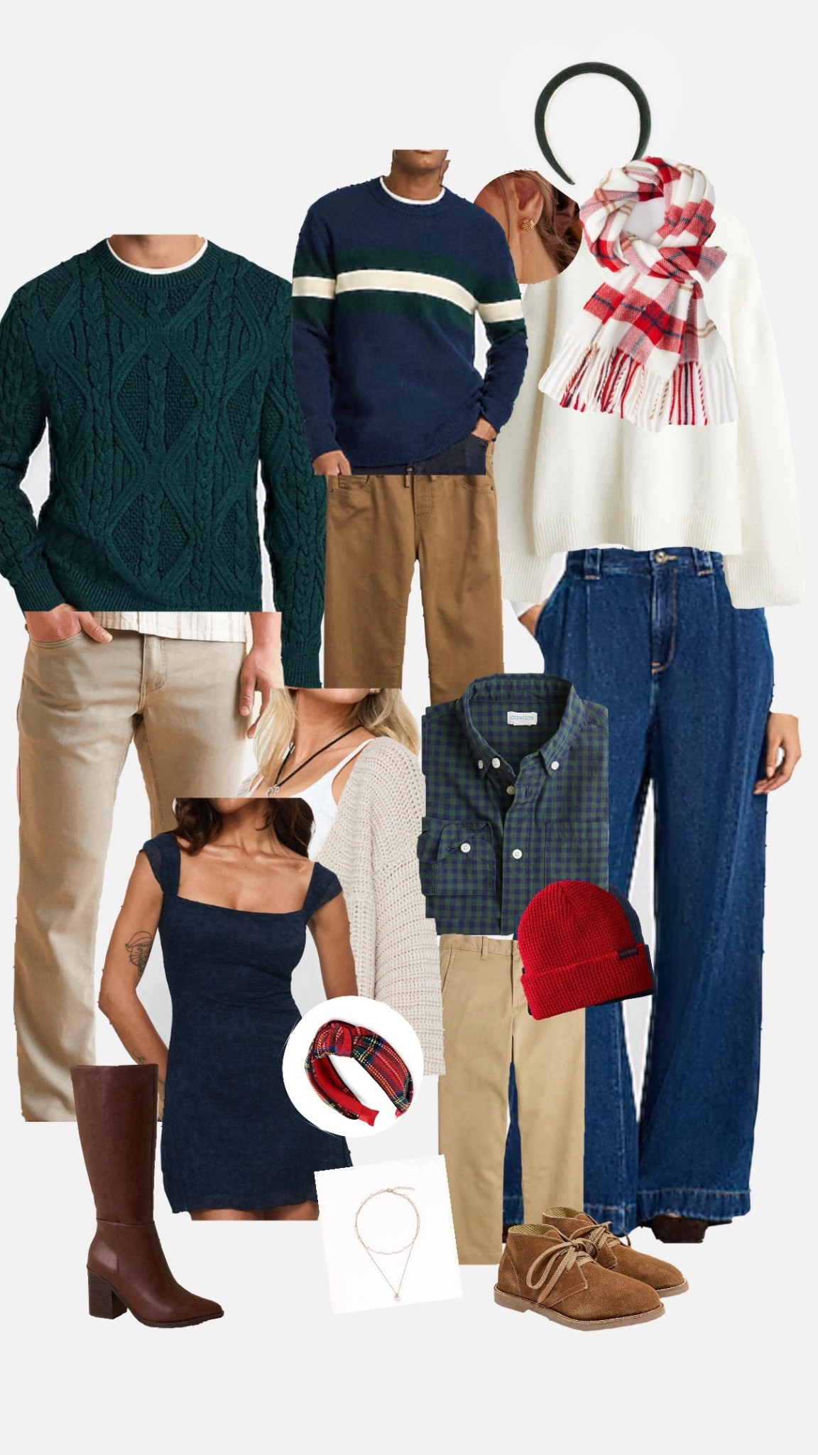 Traditional Christmas card photo outfit

#LTKFamily #LTKStyleTip #LTKFindsUnder100