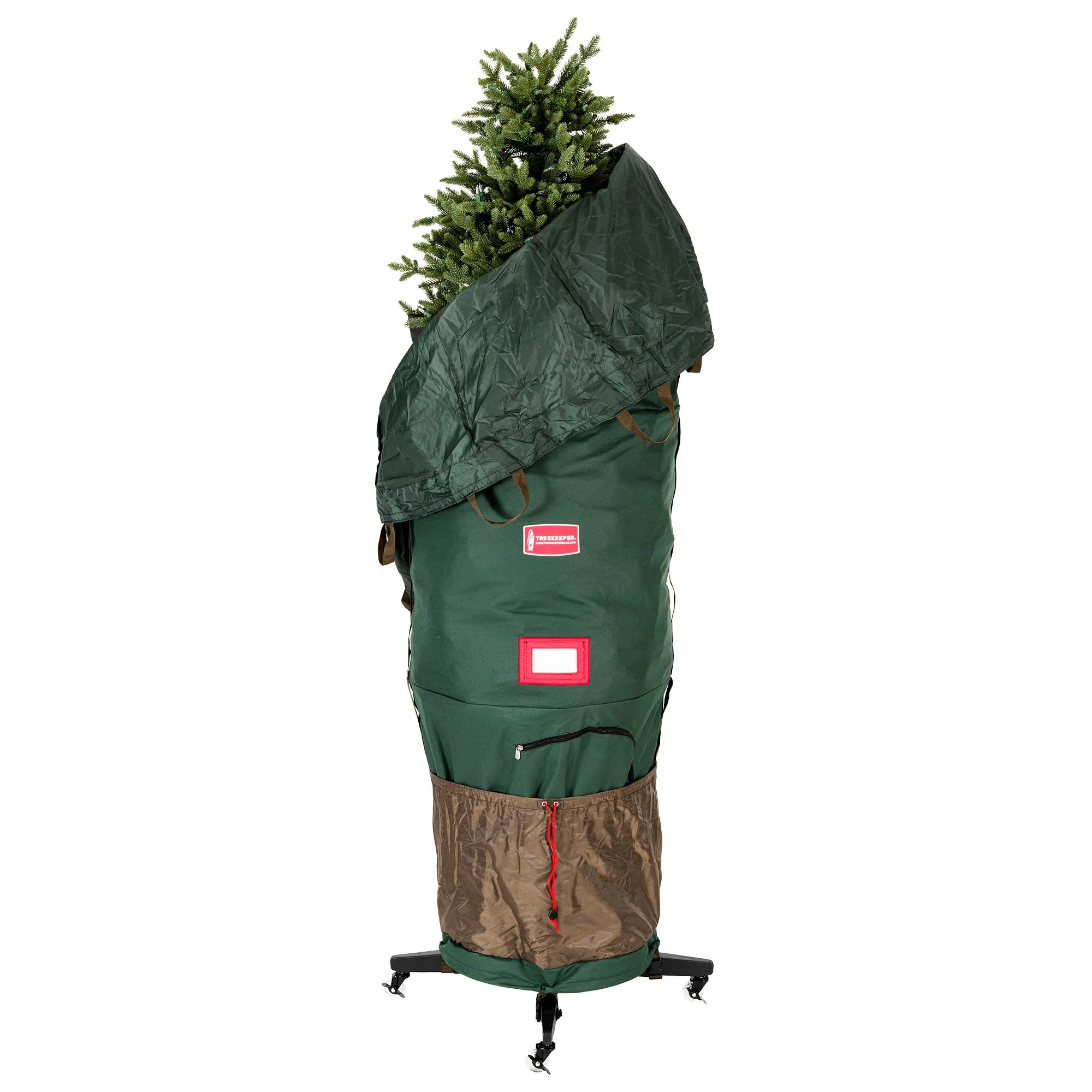 Large Upright Christmas Tree Storage Bag with Wheels | Bed Bath & Beyond