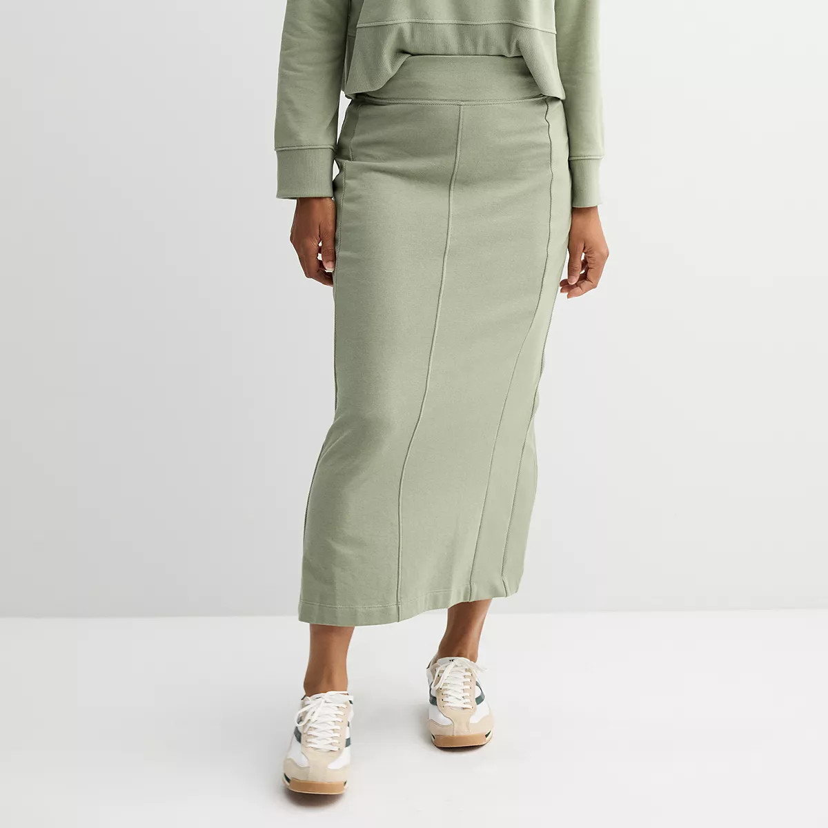 Women's Sonoma Goods For Life® Fleece Midi Skirt | Kohl's