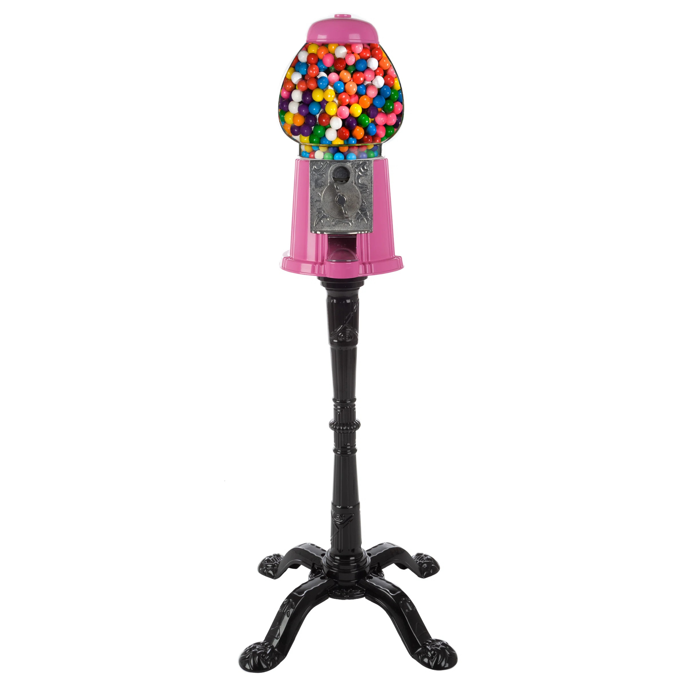 15” Gumball Machine with Stand and Coin Bank - Bubble Gum Machine Candy Dispenser with Glass Gl... | Wayfair North America