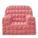 Mainstays Kids Compressed Puffy Chair, Pink | Walmart (US)