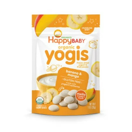 (Pack of 8) Happy Baby Organic Yogis Banana Mango | Walmart (US)