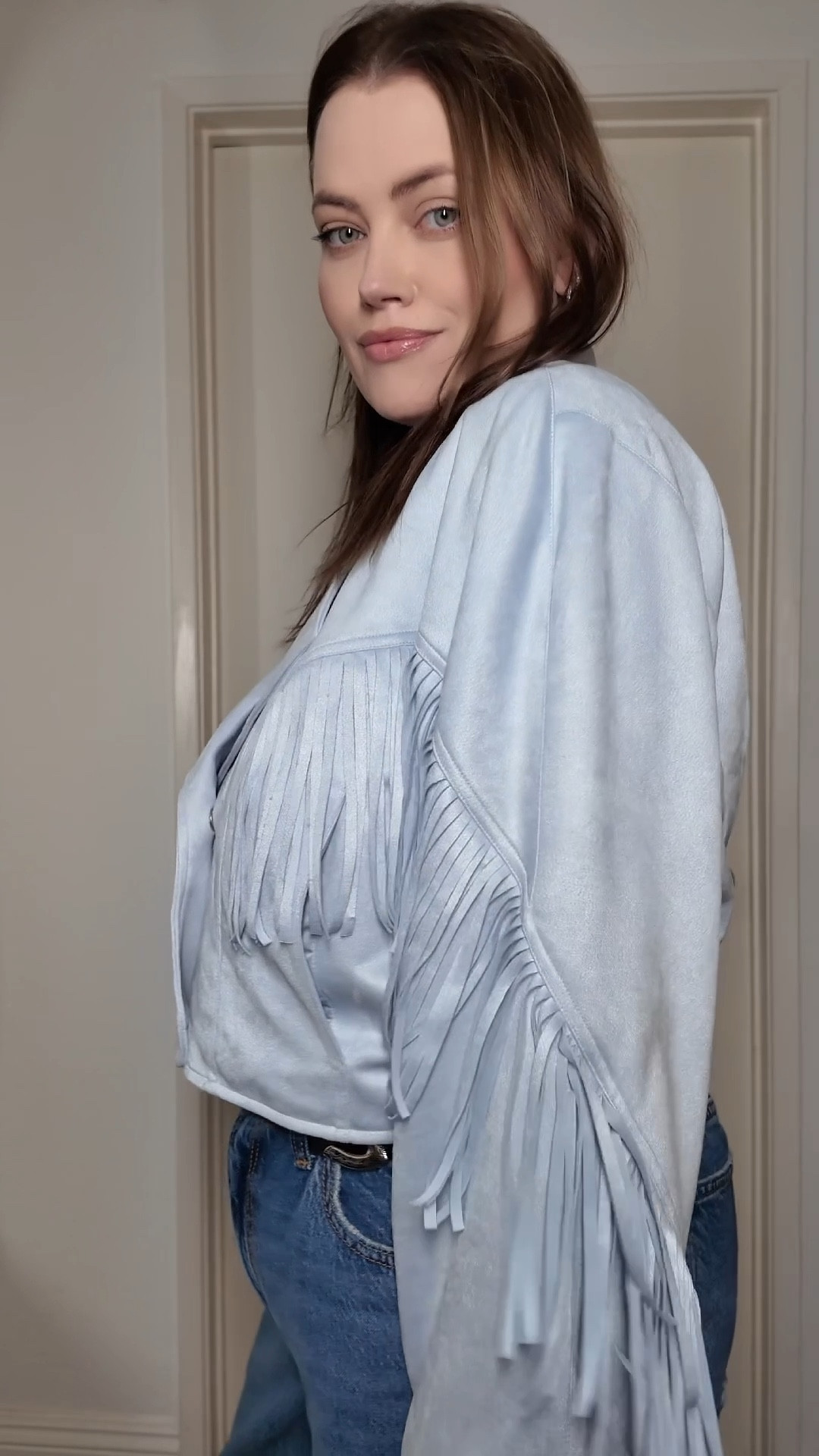 Faux suede fringe western style moto jacket from Anthropologie 

#LTKStyleTip #LTKSaleAlert #LTKSpringSale