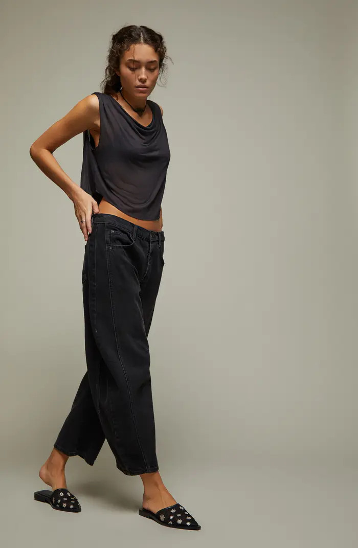 Free People Good Luck Barrel Leg Jeans | Nordstrom | Nordstrom