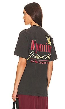 Diamond Cross Ranch Jackson Eagle Tee in Washed Black from Revolve.com | Revolve Clothing (Global)