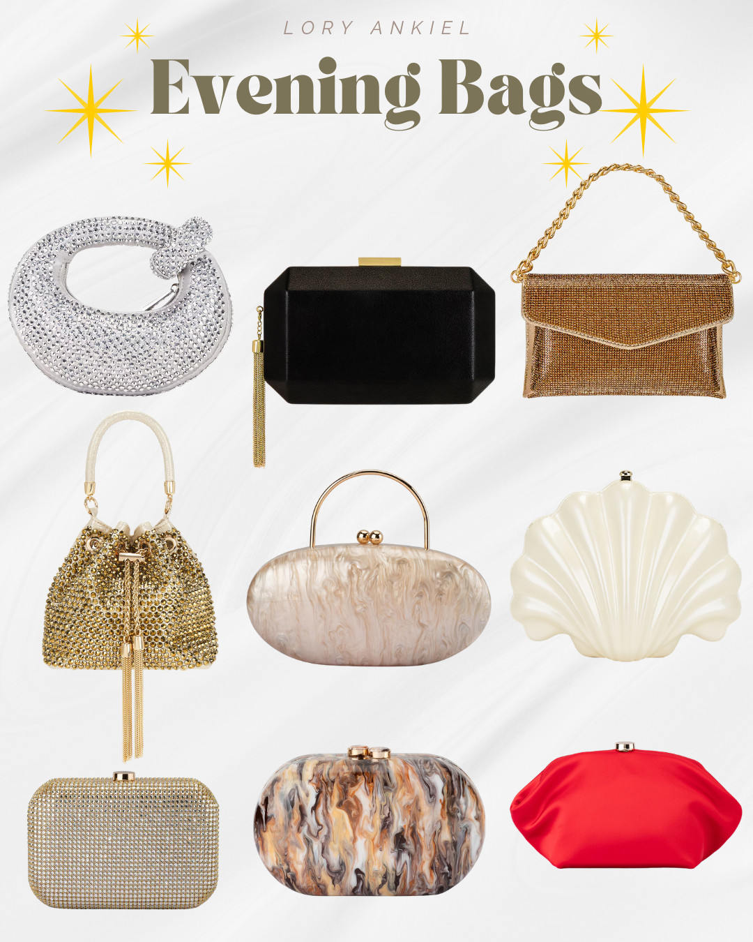 Evening Bags and Clutches! 

These small bags are the perfect functional accessory to any evening or special occasion outfit. 

#newyearseveoutfit #newyearseve #datenight 

 #LTKHoliday #LTKSeasonal #LTKWedding