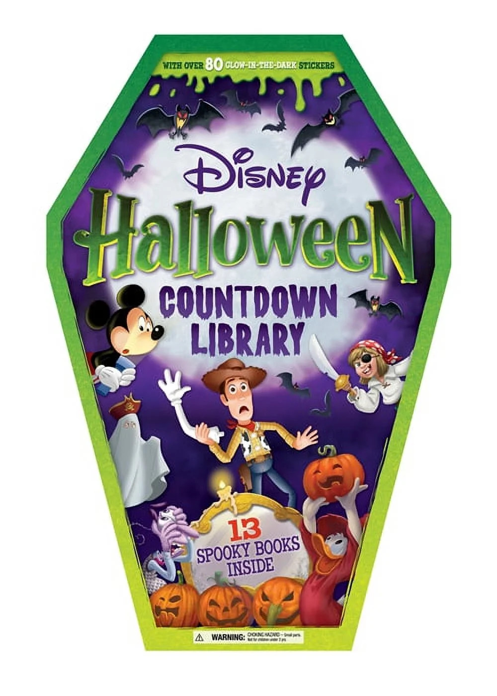 Disney: Halloween Story Library : with 13 Spooky Stories and 80 Glow-in-the-Dark Stickers (Paperb... | Walmart (US)