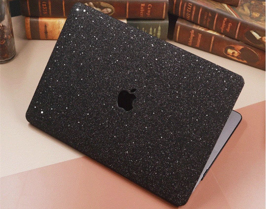 Glitter MacBook Case Cover Air Pro Bedazzled Bling 11 12 13 15 16 14 16 2021 Black Sparkly Shiny ... | Etsy (US)