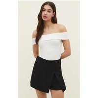 Stradivarius Wrap skort Black 8 | Stradivarius (UK)