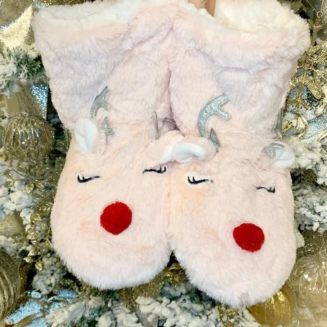 Monogram Rudolph Reindeer Booties | I Love Jewelry