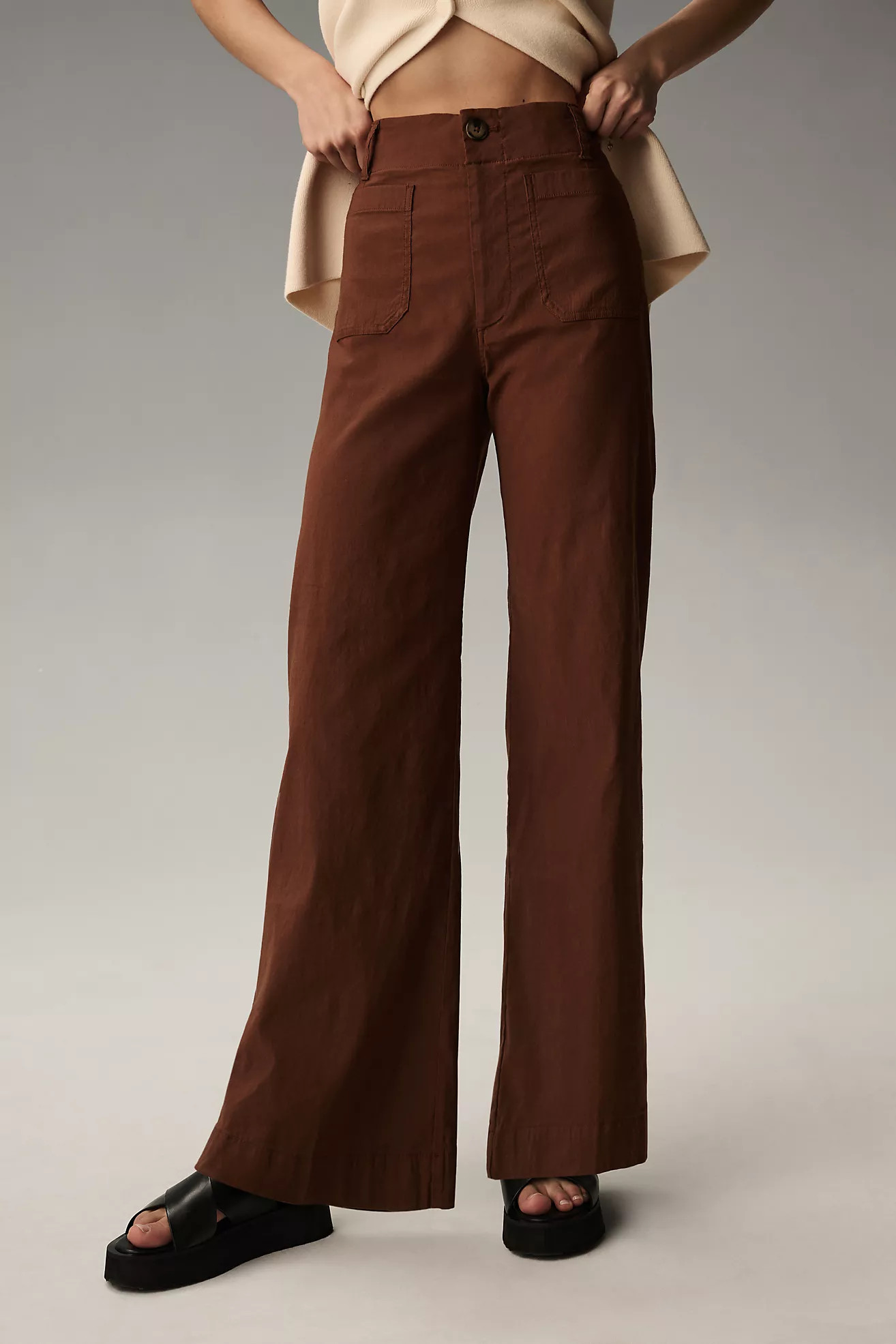The Colette Full-Length Wide-Leg Pants by Maeve | Anthropologie (US)