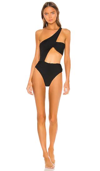 Aiko One Piece in Black | Revolve Clothing (Global)