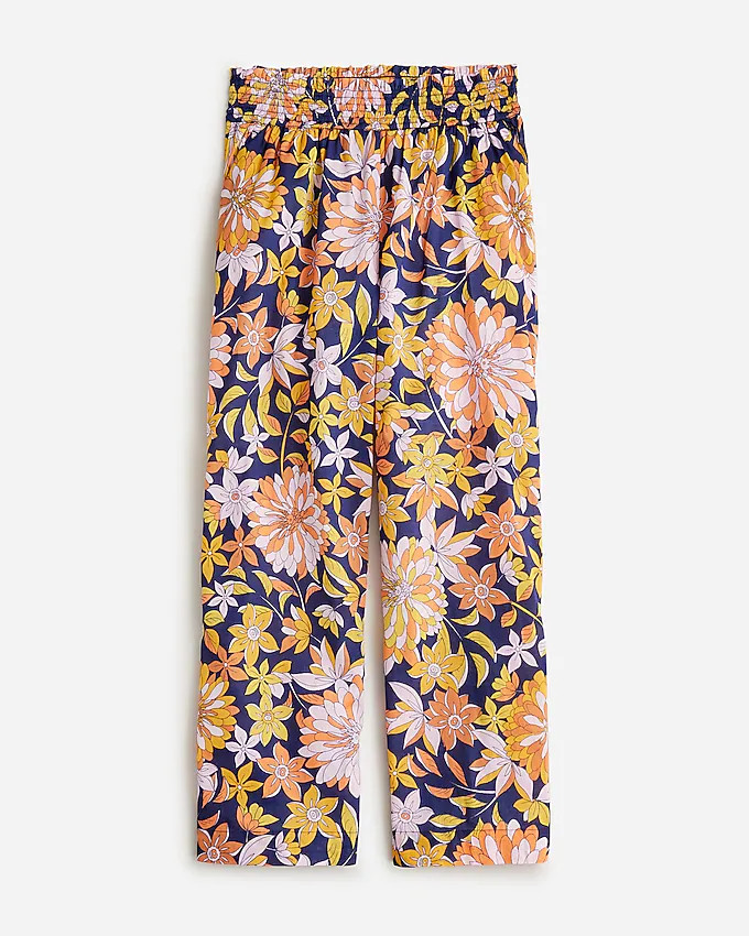 Relaxed beach pant in dusk floral | J. Crew US