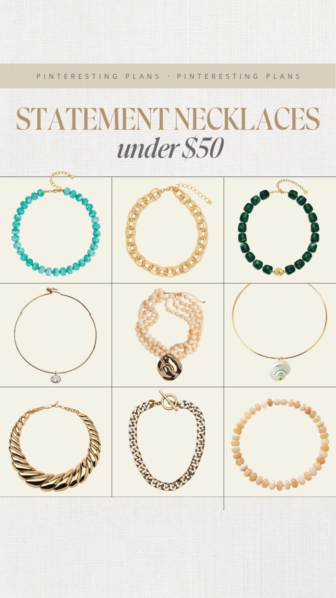 Statement necklaces for summer 🙌🏻🙌🏻

#LTKSeasonal #LTKootd #LTKdayinmylife