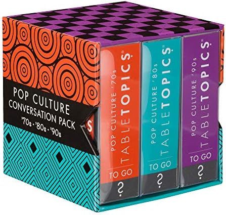 TableTopics Pop Culture Conversation Pack - 70's, 80's and 90's Pop Culture Conversation Cards. B... | Amazon (US)