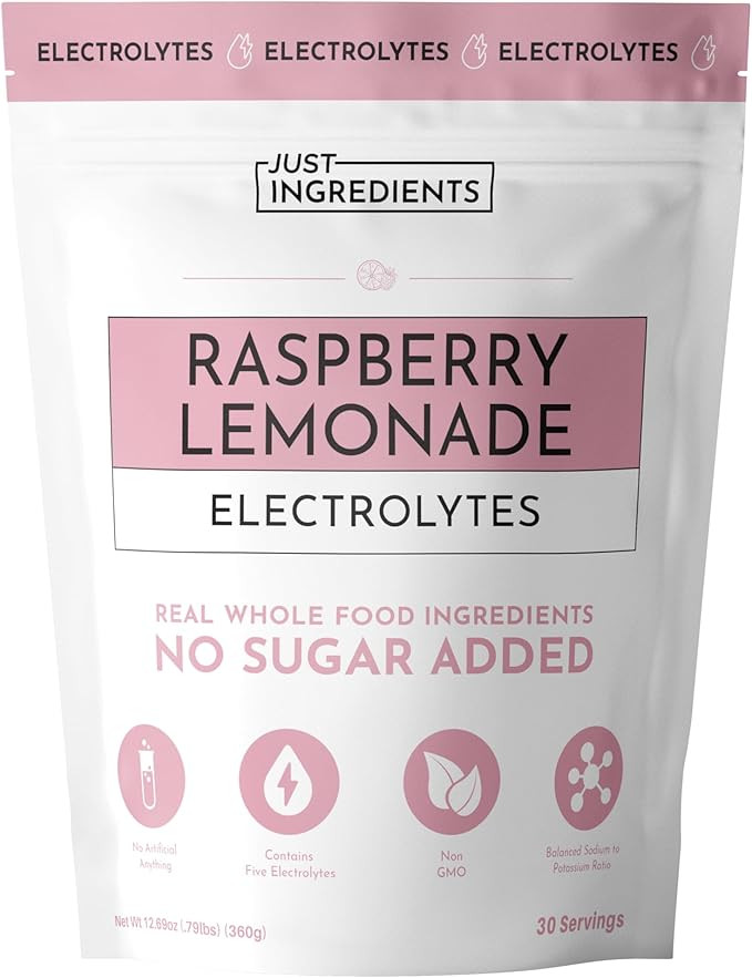 Raspberry Lemonade Electrolytes – 30‑Serving Hydration Drink Mix with Coconut Water, Essentia... | Amazon (US)