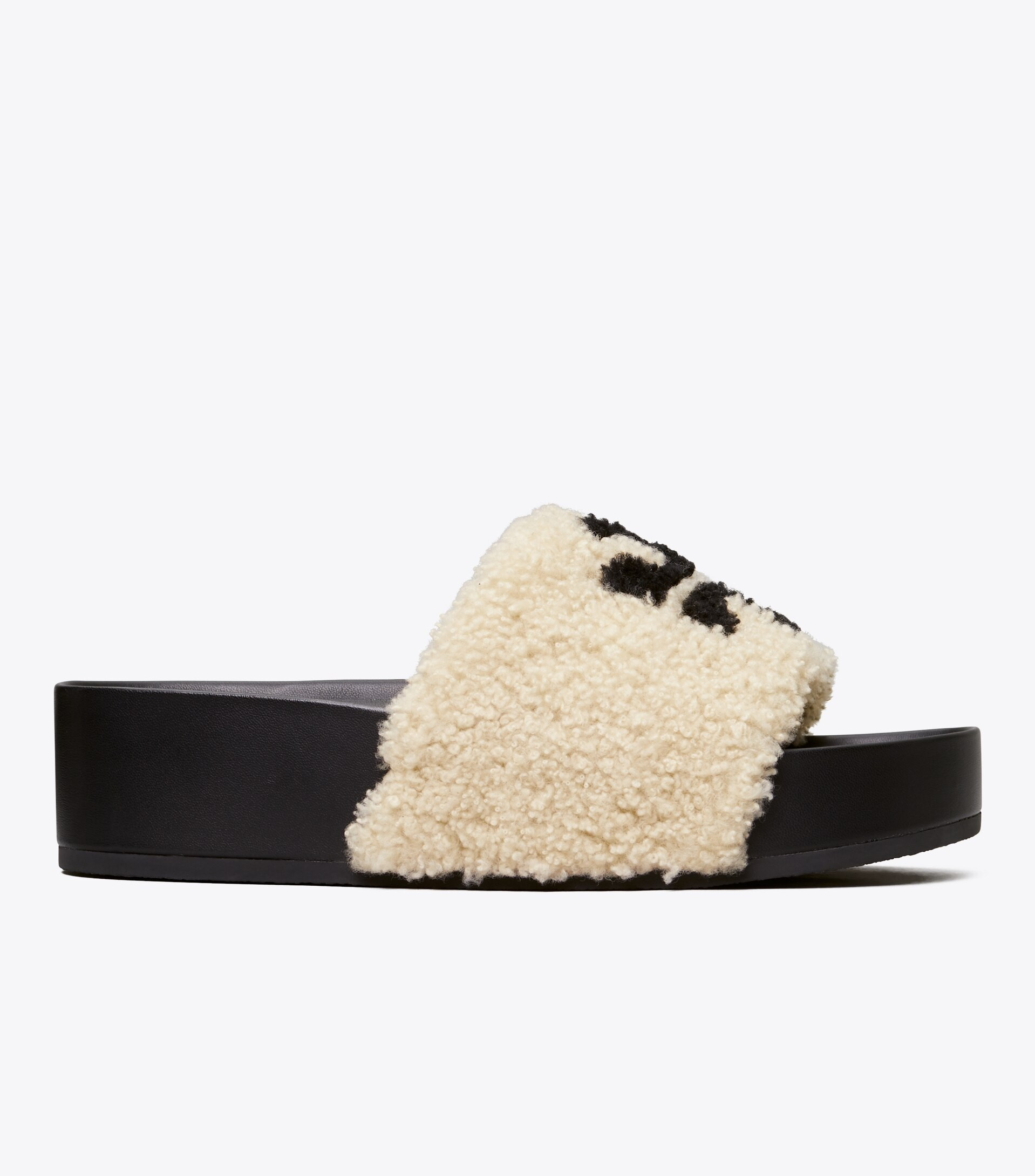 Double T Shearling Flatform | Tory Burch (US)
