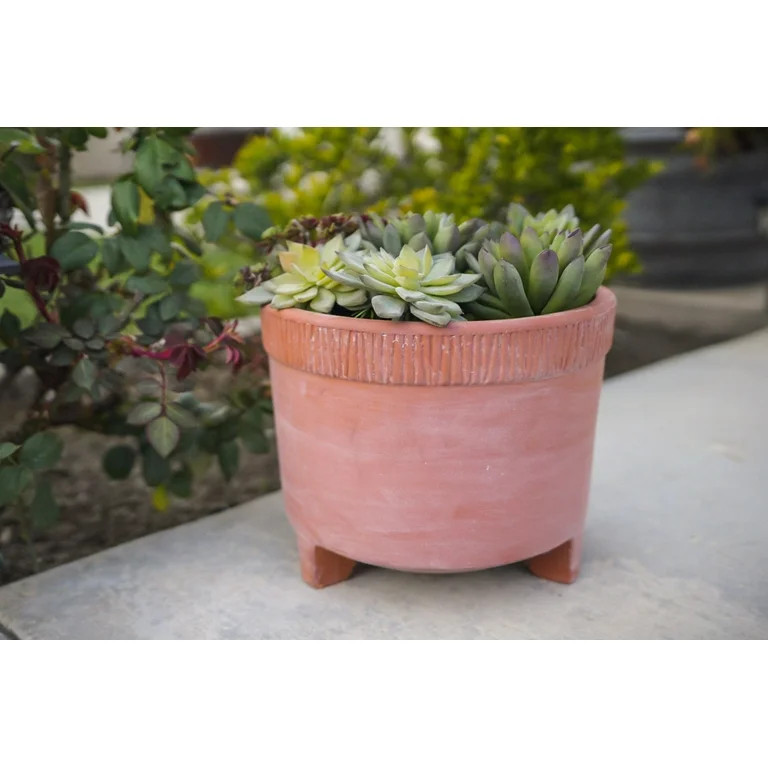 Better Homes & Gardens 10in Ellington Clay Planter, Terracotta - Walmart.com | Walmart (US)