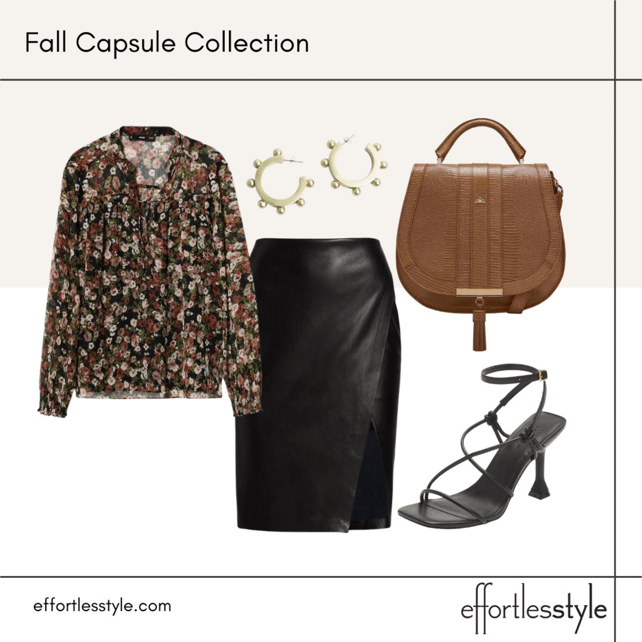 Floral Blouse + Midi Skirt
🍂🍂
This floral blouse in our capsule is so pretty.  Browns, light pinks, olive green, beige, and black…. The colors are 👌🏻.  Pair with the faux leather midi skirt with a classic look with a slight hit of edge 🙌🏻

#LTKSeasonal #LTKunder100 #LTKworkwear