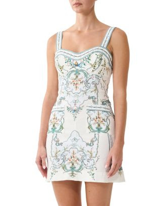 Topstitched Bodycon Mini Dress | Bloomingdale's (US)