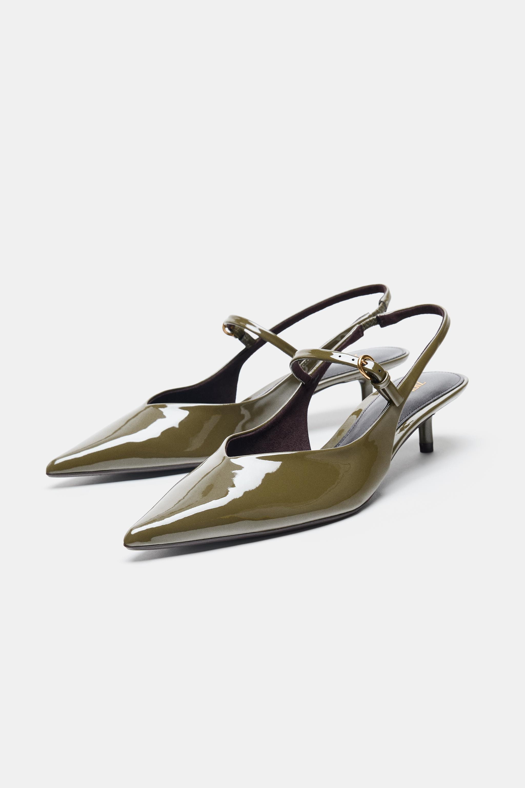 STRAPPY SLINGBACK SHOES | Zara US
