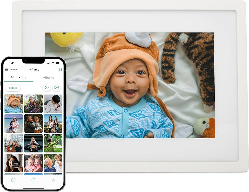 Skylight Digital Picture Frame: WiFi Enabled with Load from Phone Capability, Touch Screen Digita... | Amazon (US)