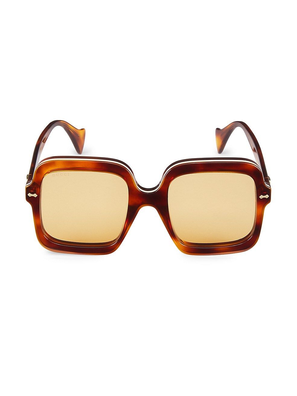 Gucci Outline 56MM Square Acetate Sunglasses | Saks Fifth Avenue