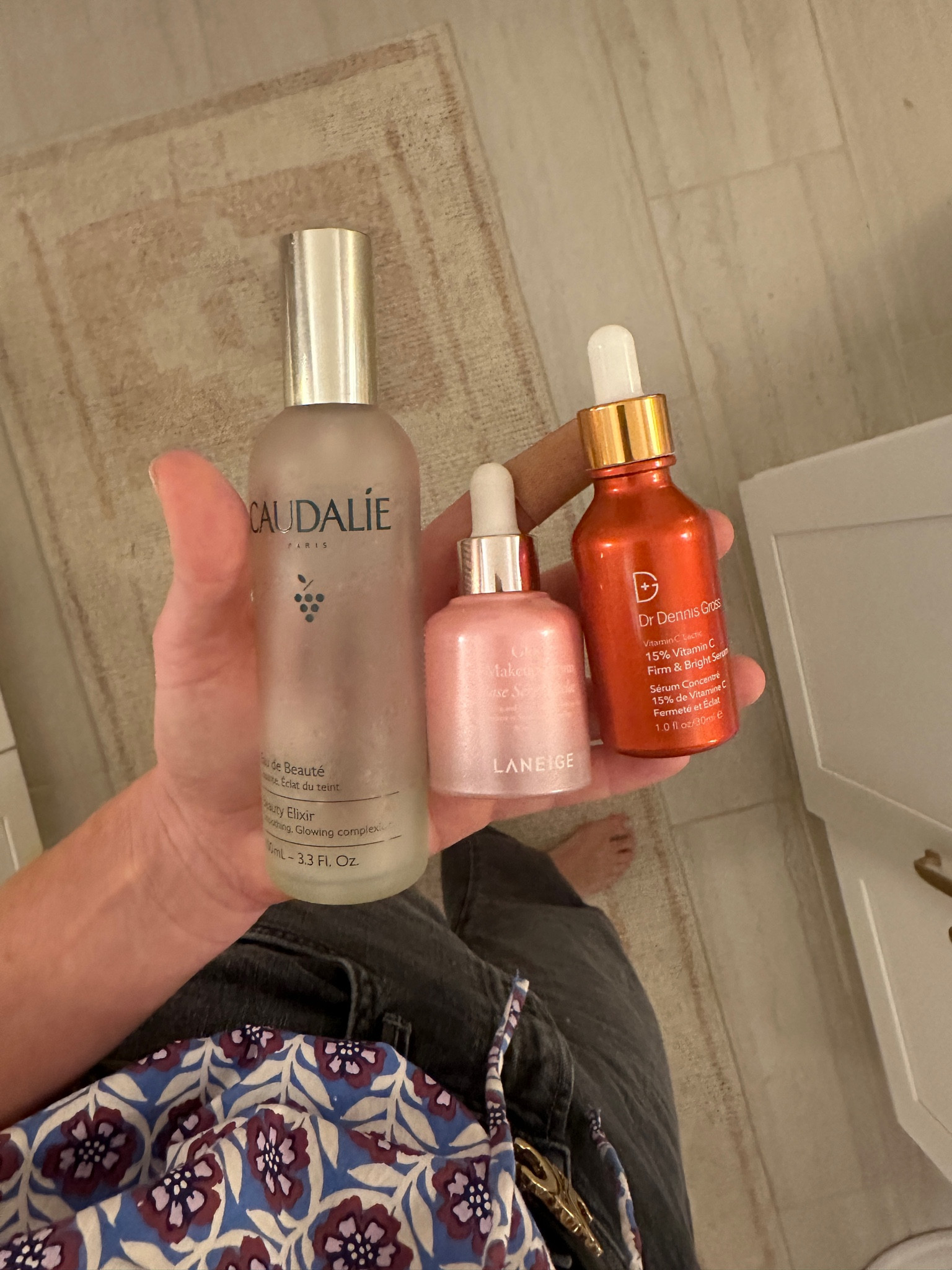 Easy glowy skin this Friday AM. Starts with vitamin c , glowy serum and then spritz the facial mist :) 

#LTKBeauty