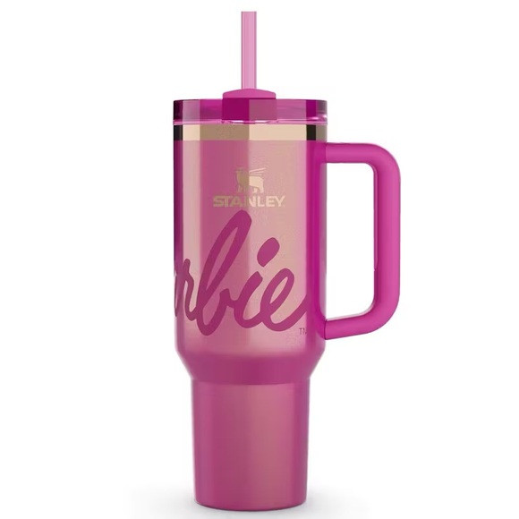 Stanley x BARBIE Pink Tumbler with Straw 40z | Poshmark