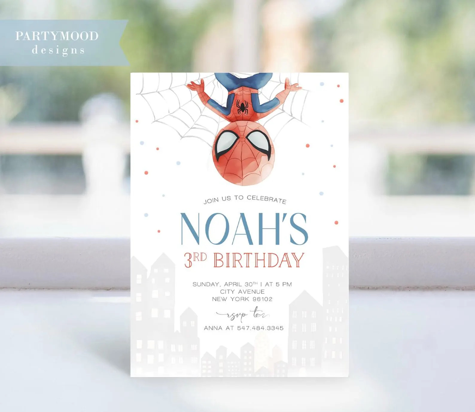 Editable Spider Man Birthday Invitation, Superhero Birthday Invite, Superhero Theme, Spidey Invit... | Etsy (US)