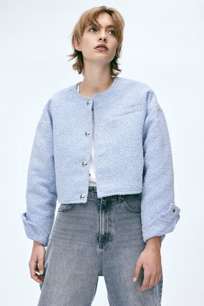 Oversized Button-front Jacket | H&M (US + CA)