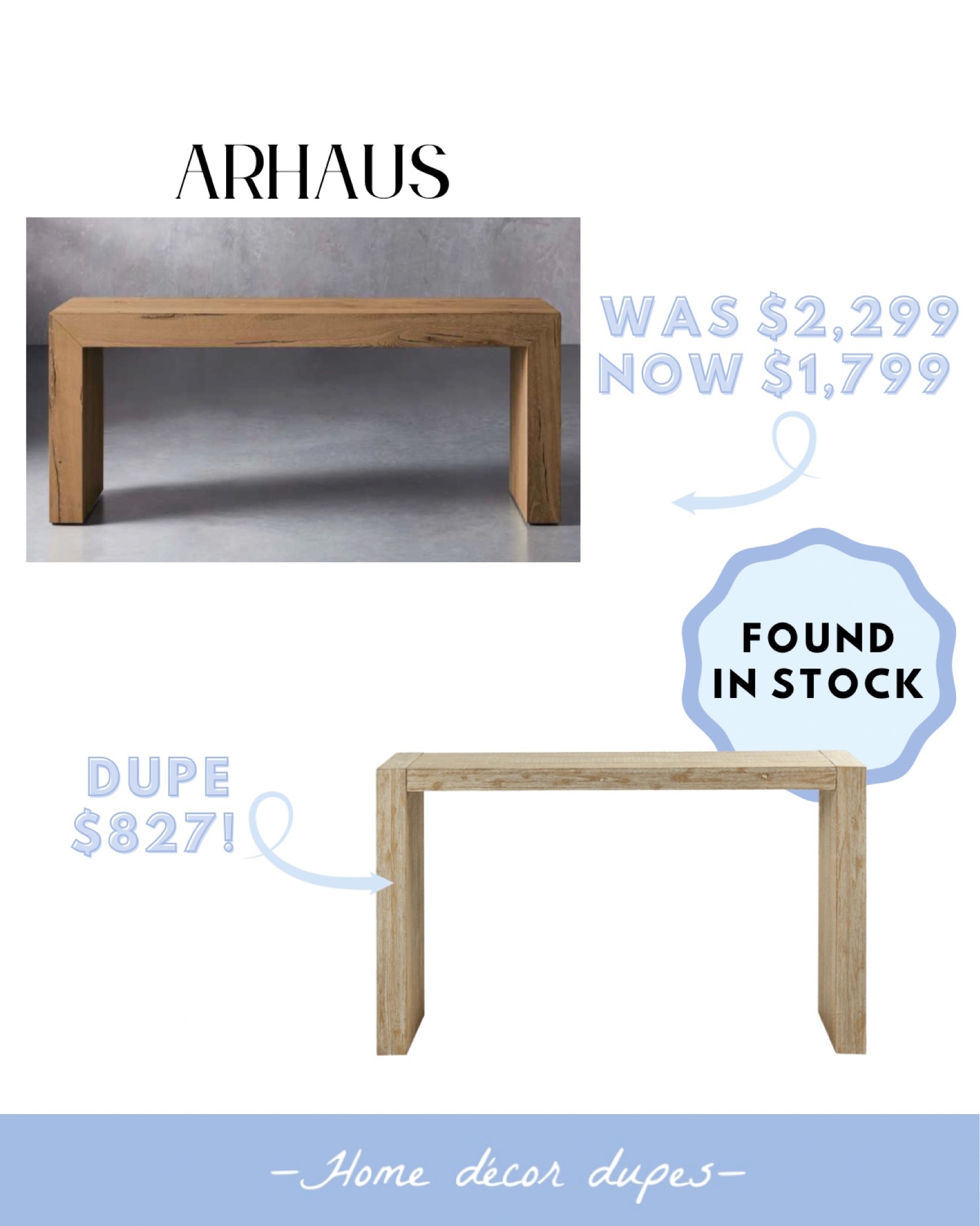 Arhaus store console table