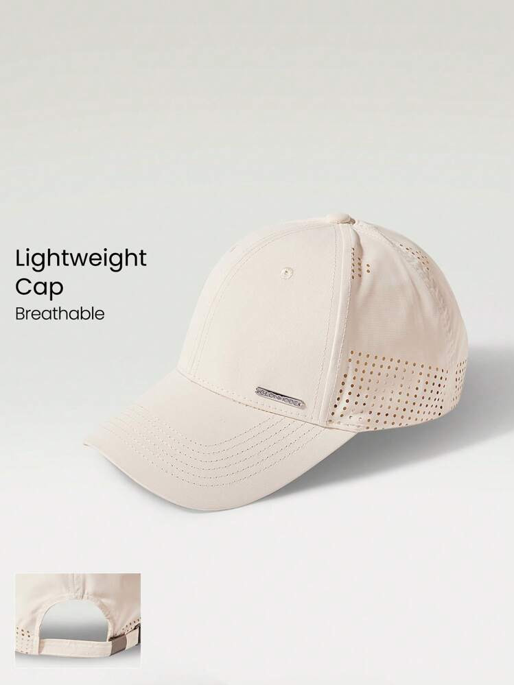 GLOWMODE Loose Fit Lightweight Air Flow Adjustable Back Closure Side Mesh Baseball Cap Daily Casual | SHEIN