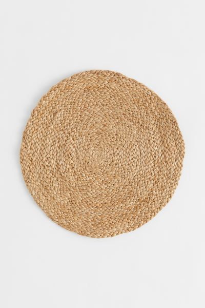 Round Jute Placemat | H&M (US + CA)