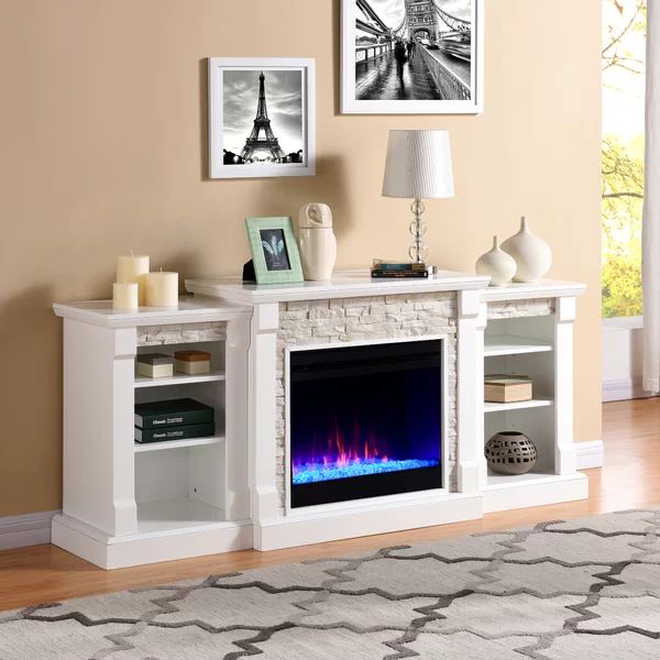 Nai 71.75'' W Electric Fireplace | Wayfair North America