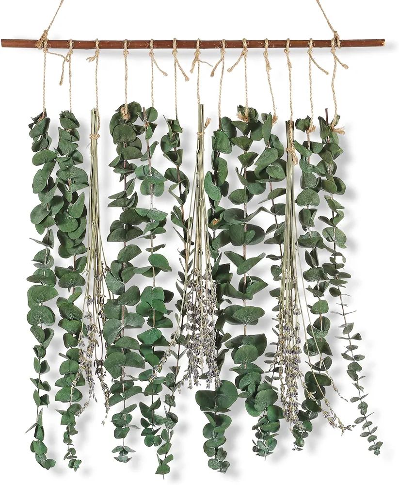 Bathroom Decor Real Eucalyptus for Shower and Lavender Fresh Eucalyptus Stems Wall Hanging Decor ... | Amazon (US)