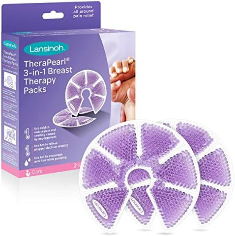 Lansinoh TheraPearl Breast Therapy Pack, Breastfeeding Essentials, 2 Pack | Amazon (US)