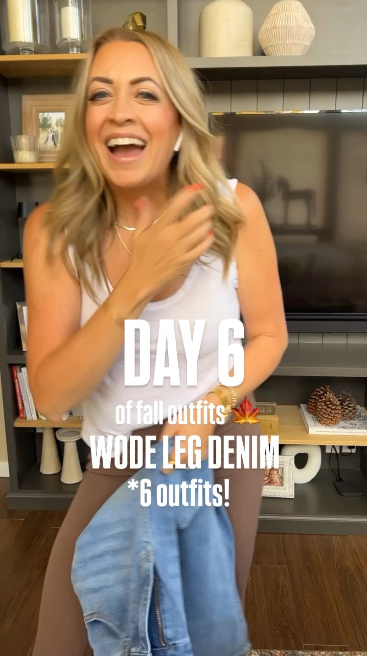 Wide leg denim 👖 