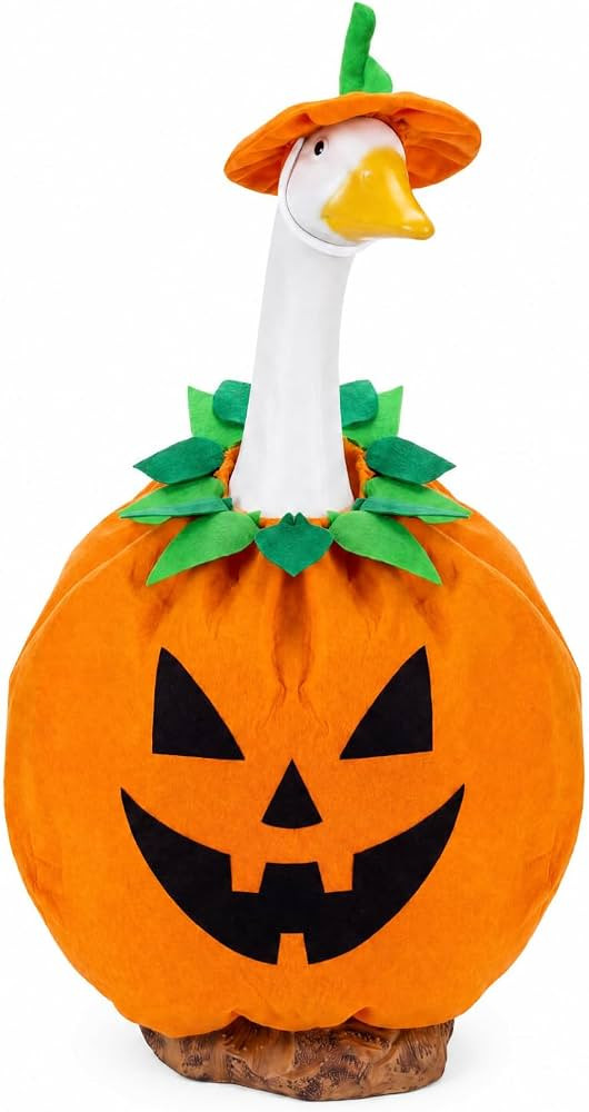 23 Inch Halloween Pumpkin Porch Goose Outfit, Thanksgiving Day | Amazon (US)