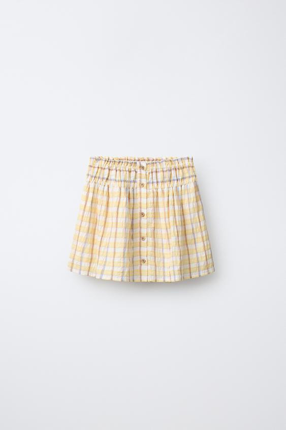 PLAID PRINT SKIRT | Zara US