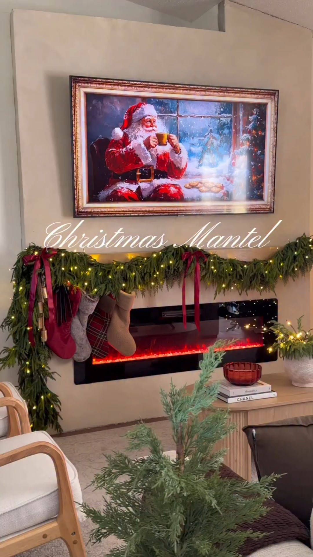 Christmas Mantel 🎄✨♥️ 

Comment “LINK” to shop this reel or check out link in Bio to shop my home 🤎
Don’t forget to follow me for more Christmas inspo
.
.
.
.
.
.
 #christmastree #holidaystyling #christmasdecoration #christmastable #amazonfinds #holiday #holidaydecor #seasonaldecor #amazonhome #holidaydecorating #consoletable #target #christmasdecorating #walmartfinds #christmasdecorideas