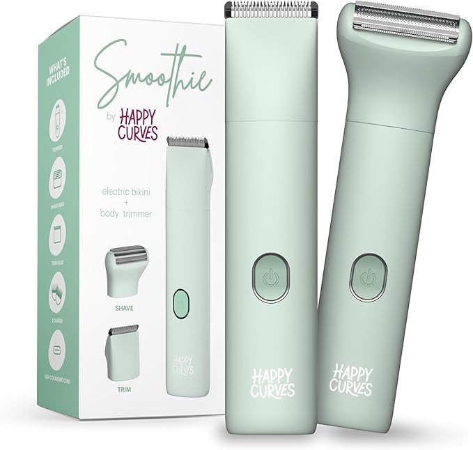Smoothie Bikini Trimmer - Electric Razor for Women, Waterproof Hair Trimmer with Adjustable Guard... | Amazon (US)