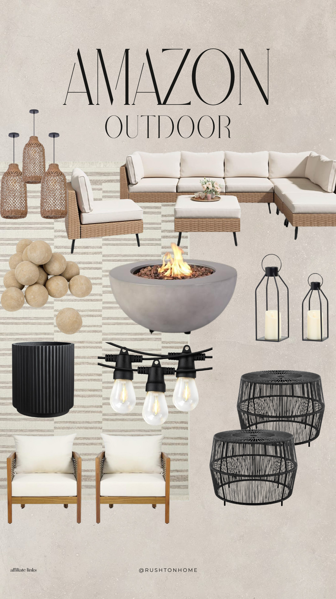 Amazon Outdoor, amazon outdoor finds, outdoor furniture amazon, amazon patio decor, backyard amazon must haves, outdoor living amazon, outdoor summer amazon, amazon garden decor, amazon outdoor essentials, mood board 

 #LTKSeasonal #LTKHome #LTKStyleTip